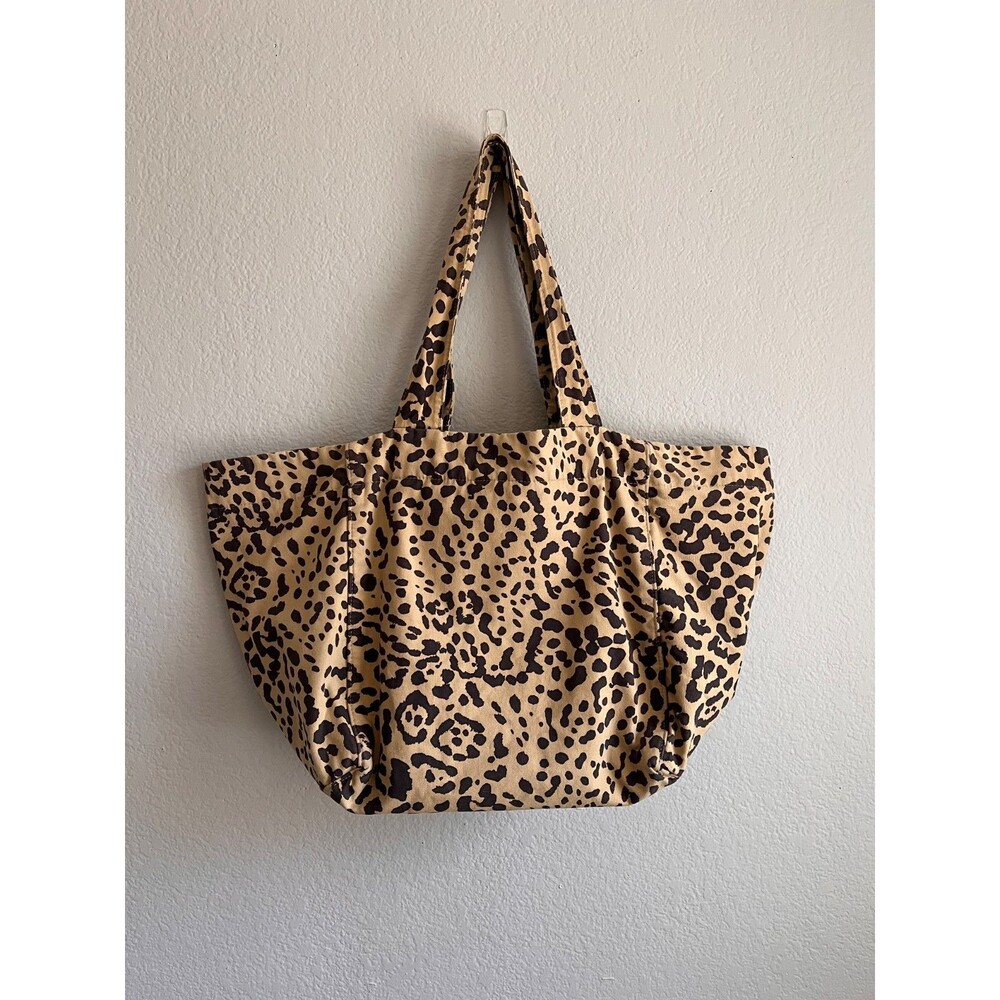 FAITHFULL THE BRAND Sorrento Leopard Tote Bag